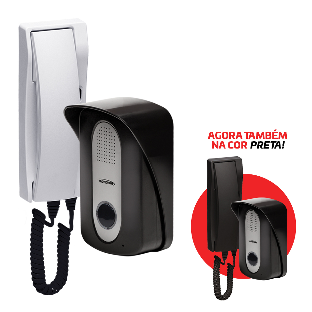 Porteiro Eletr Nico Interfone Inviol Vel Pt Protection Shopee Brasil