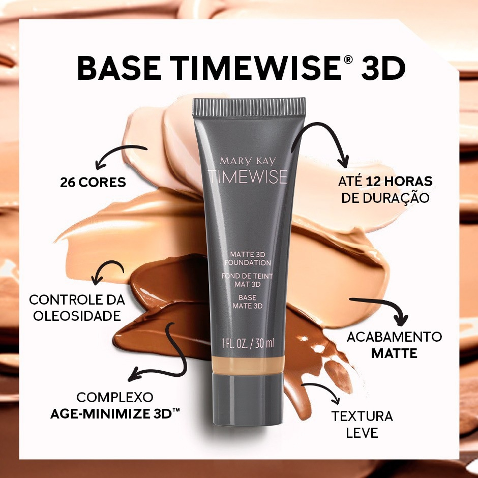 Base D Acabamento Matte Timewise Mary Kay Original Venc