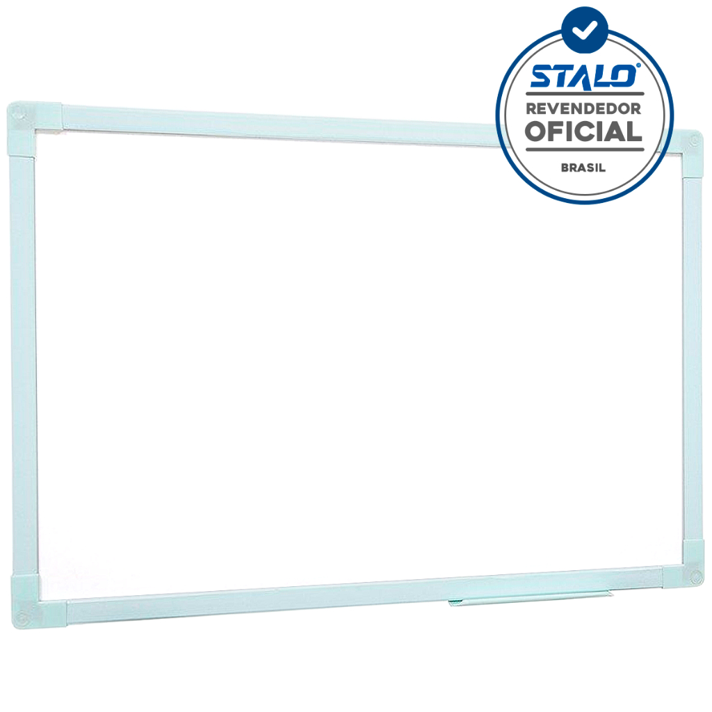 Lousa Quadro Branco X Cm Moldura Soft Colors Verde Shopee Brasil