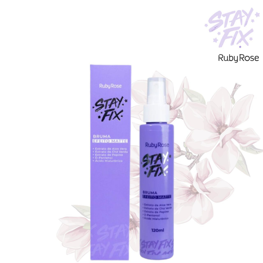 Bruma Fixadora Efeito Matte Stay Fix Ruby Rose Hb Shopee Brasil