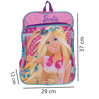 Mochila Escolar Barbie M Plus Gd Bolsos Rs Sestini Sestini