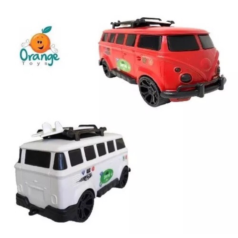 Carrinho Brinquedo Vw Kombi Perua Prancha Surf Off Road Shopee