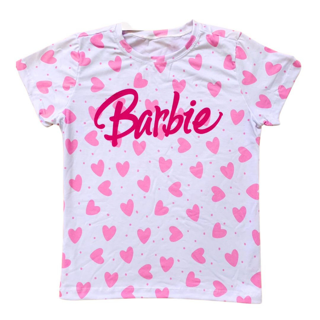 Camisa Individual Barbie E Variadas Estampas M E Ou Filha Shopee Brasil