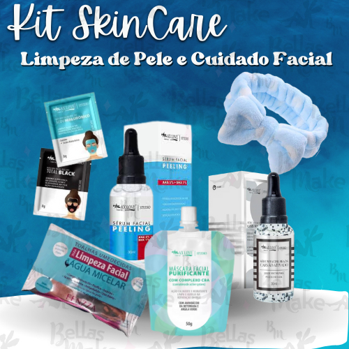 Kit Skin Care Limpeza De Pele E Cuidado Facial S Rum E M Scara