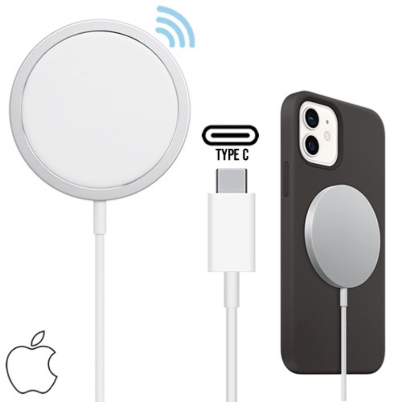 Carregador Iphone 12 Magnético Sem Fio Por Indução Magsafe Shopee Brasil