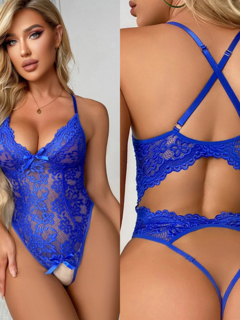 Body Sensual Lingerie Rendada Sexy Feminino Abertura Shopee Brasil