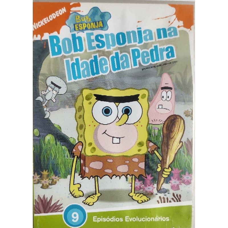 Dvd Bob Esponja Na Idade Da Pedra Shopee Brasil