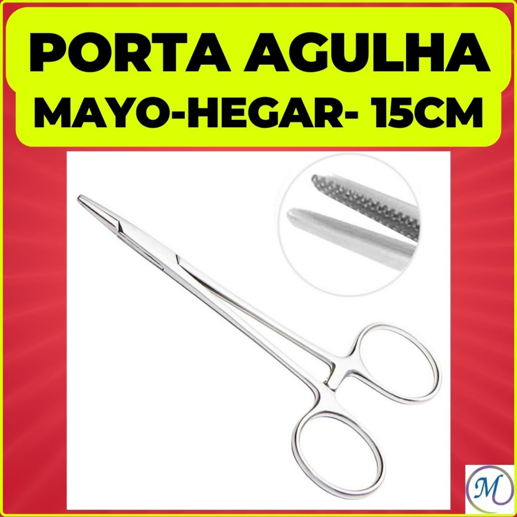 Porta Agulha Mayo Hegar 15Cm Weldon Shopee Brasil