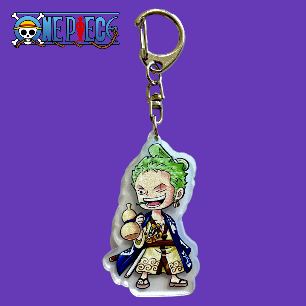 Chaveiro Zorojuro Zoro Wano One Piece Shopee Brasil