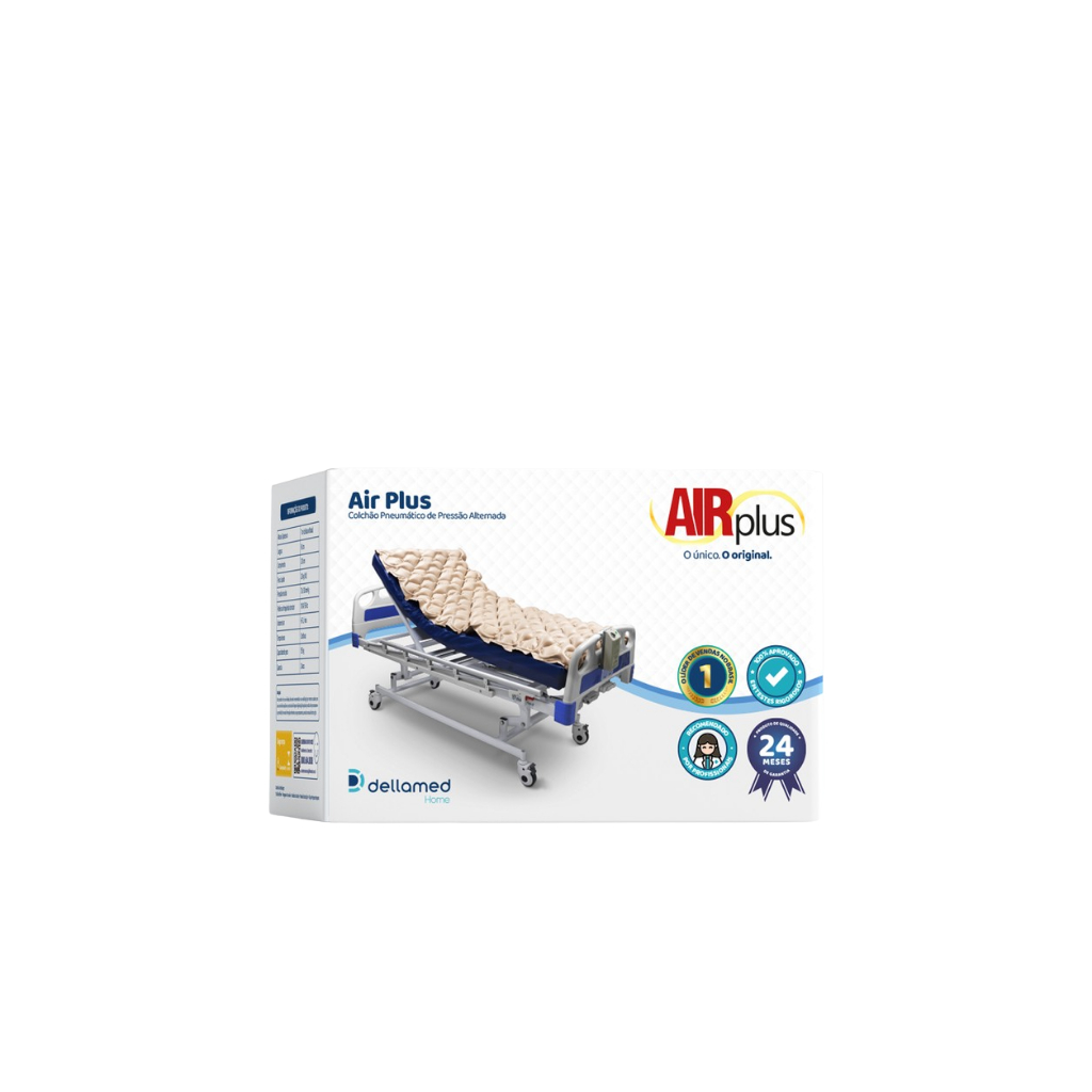 Kit Colchão Pneumático Air Plus Dellamed 220 V Shopee Brasil