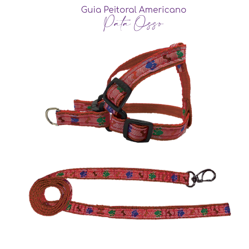 Conjunto Guia Peitoral Pata Osso Americano Shopee Brasil