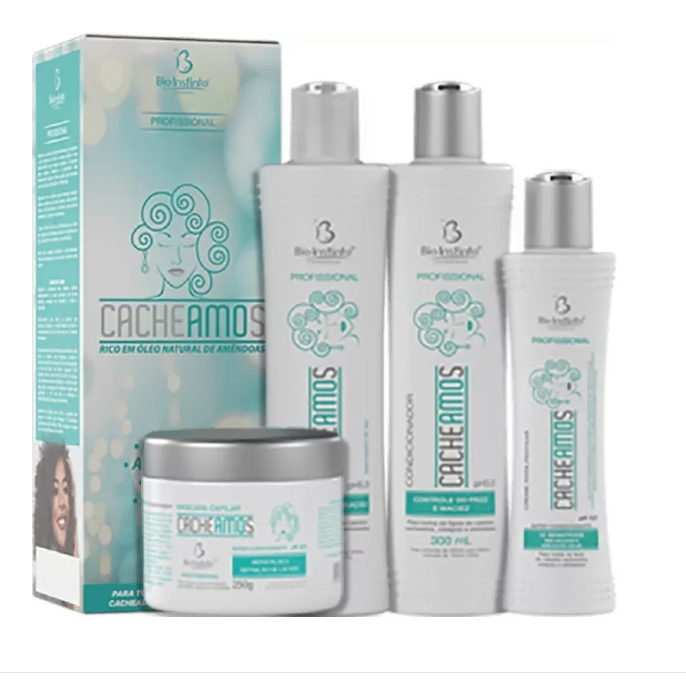 Kit Capilar Cacheamos Profissional 4 Itens Bio Instinto Shopee Brasil