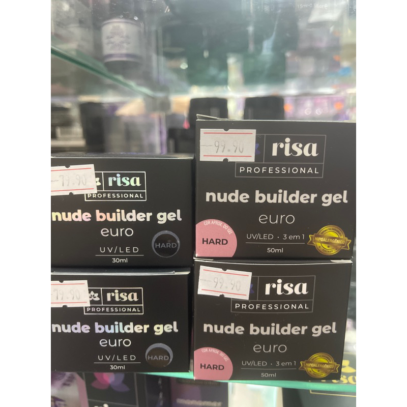 Gel Para Alongamentos De Unhas Euro Hard Nude Da Risa Gel Risa Para