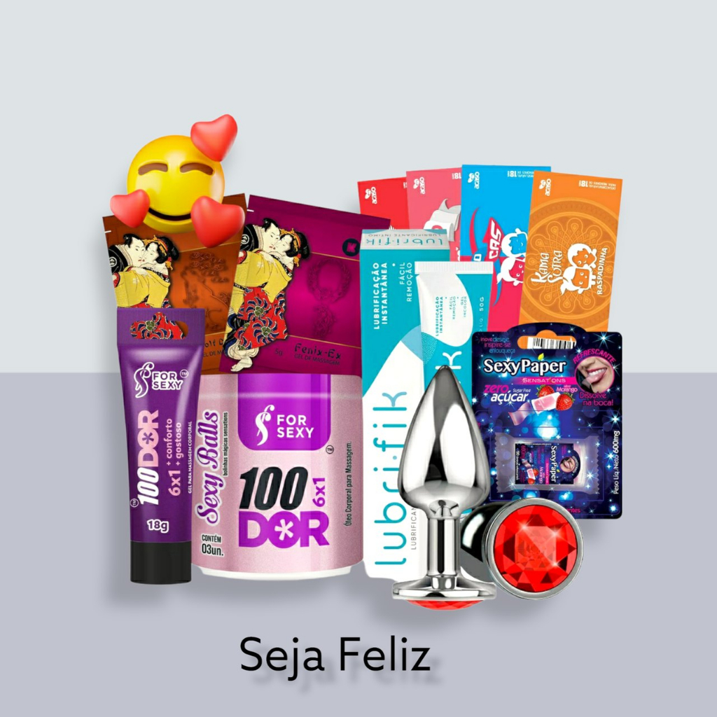 Kit Sex Shop Anal Zero Dor Plug Anal De Metal Gel Dessensibilizante