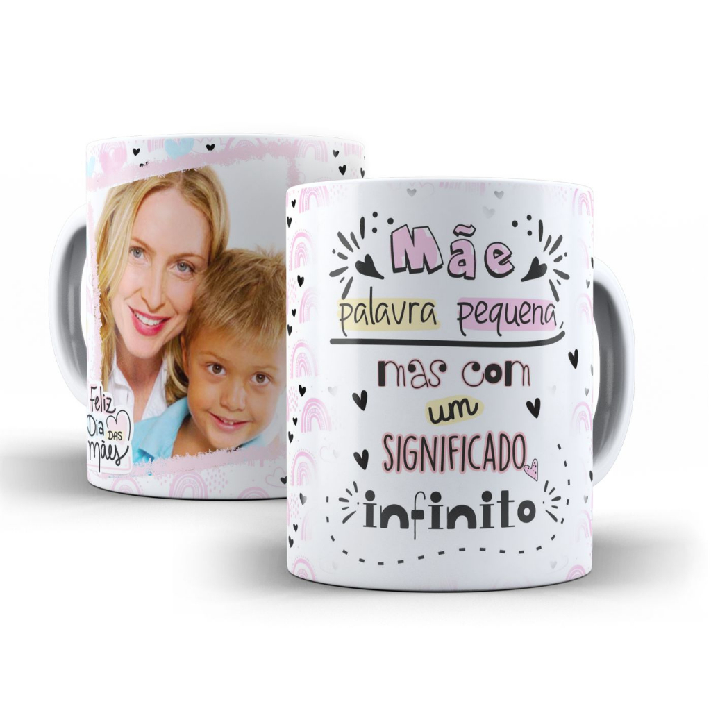 Caneca Dia Das M Es Para Personalizar A Foto Em Cer Mica Ml