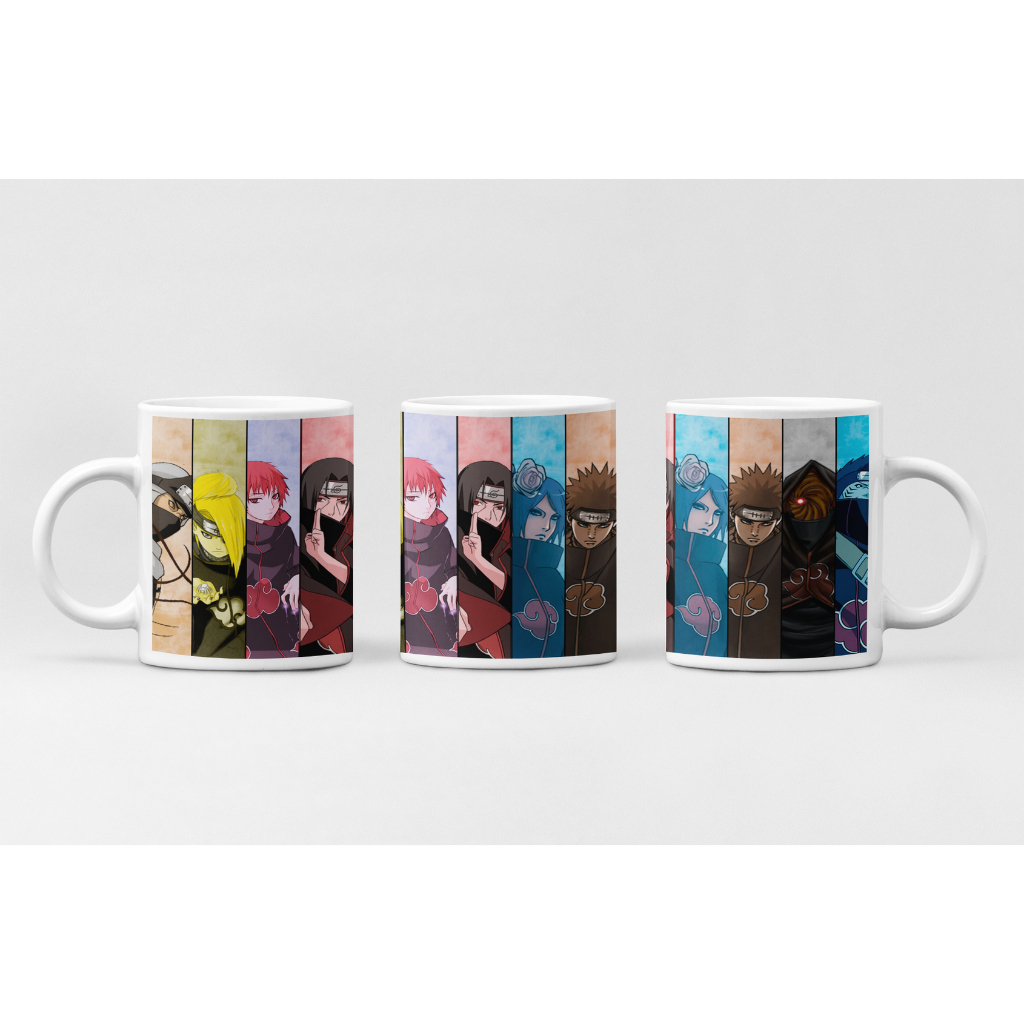 Caneca Personalizada Membros Da Akatsuki Shopee Brasil