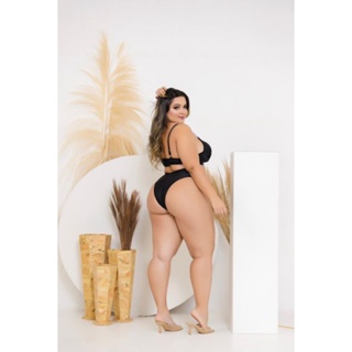 Conjunto Lingerie Plus Size Empina Bumbum Shopee Brasil