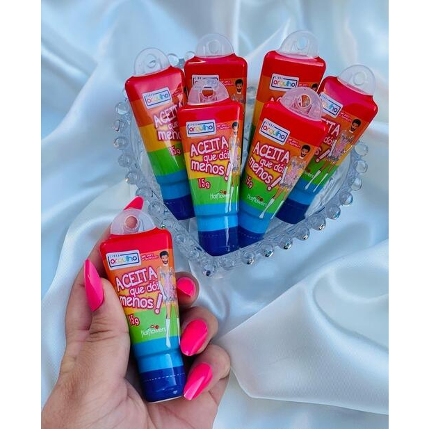 Aceita Que Dói Menos Gel Dessensibilizante Anal Linha Orgulho 15g Hot Flowers Shopee Brasil