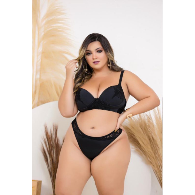 Conjunto Lingerie Plus Size Taty Shopee Brasil