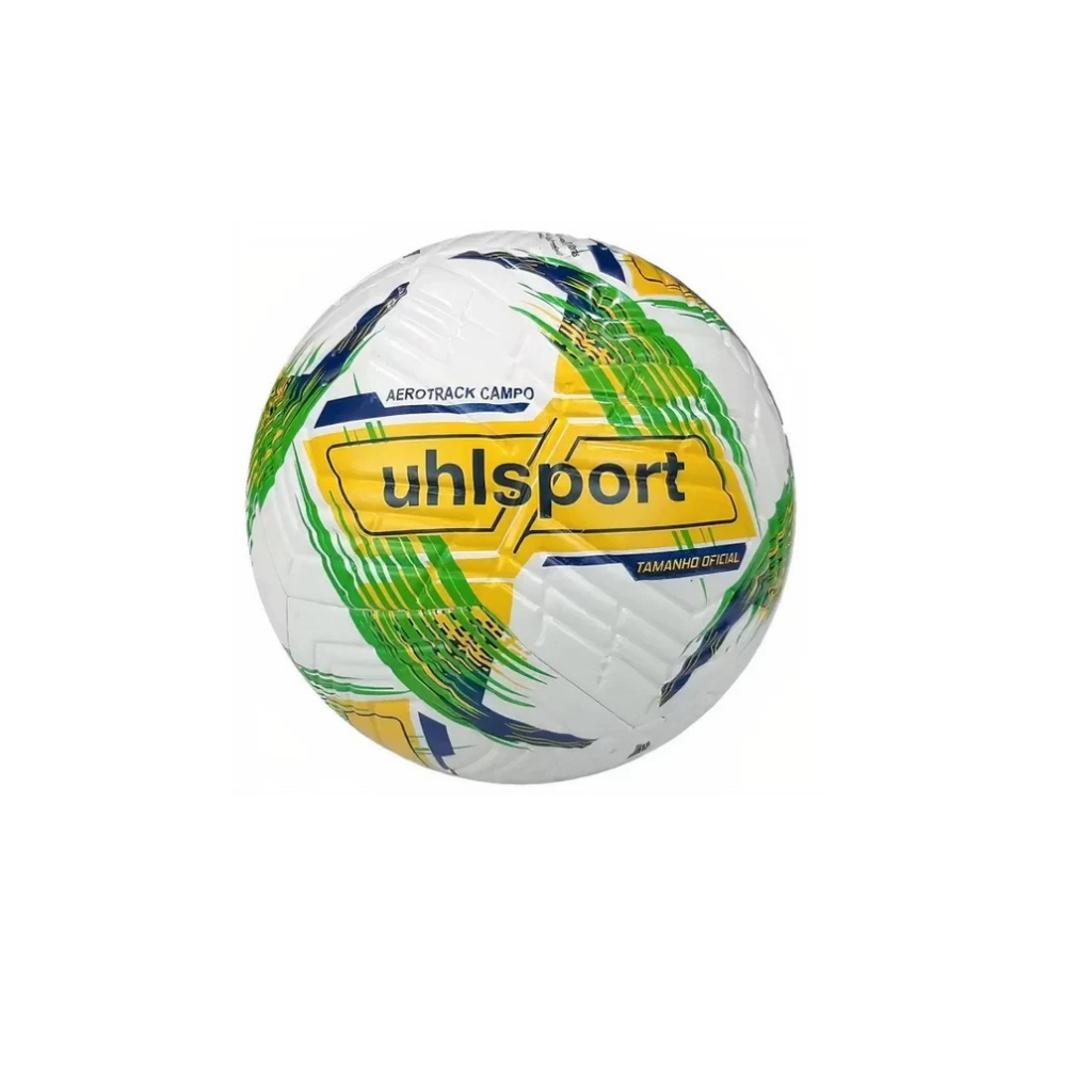 Bola De Futebol Society Uhlsport Aerotrack Brasil Verde E Amarela