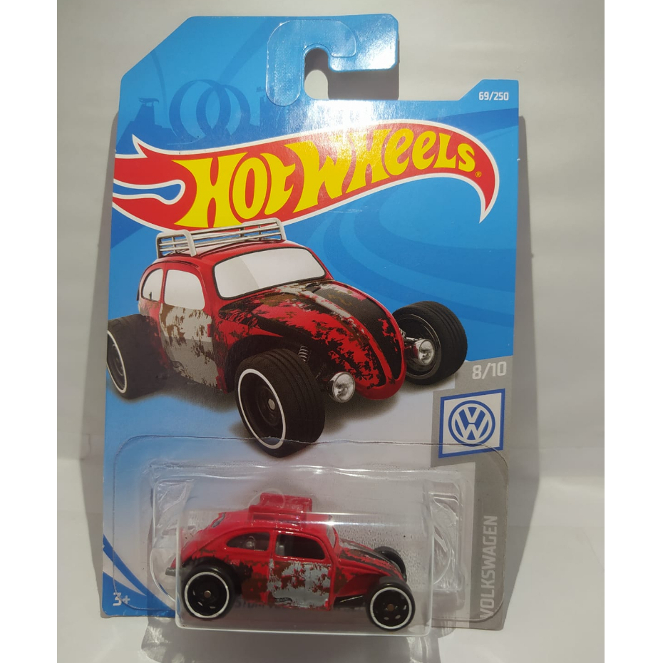 Hot Wheels Custom Volkswagen Beetle Fusca Shopee Brasil