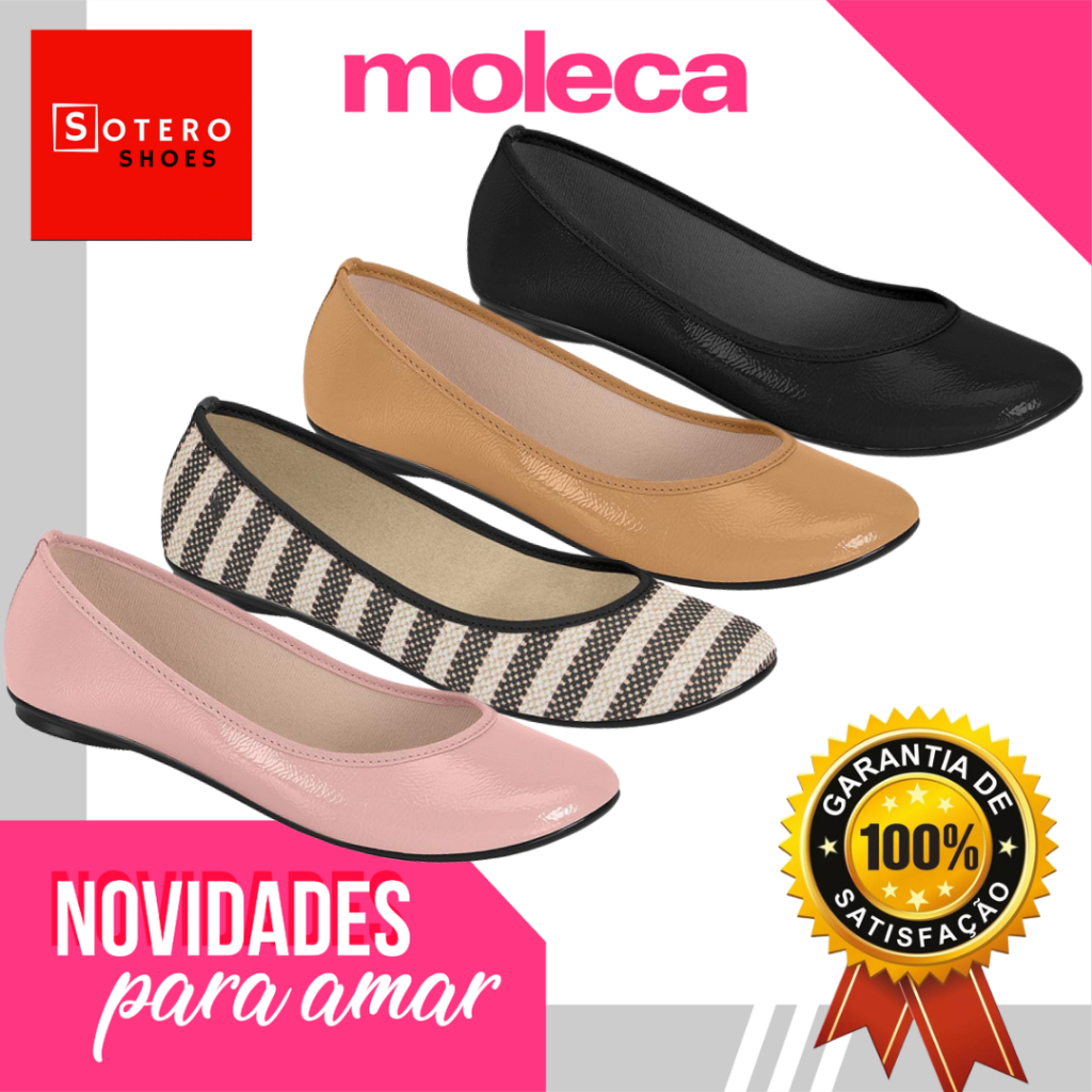 Sapatilha Moleca Original Cores 5726100 Shopee Brasil