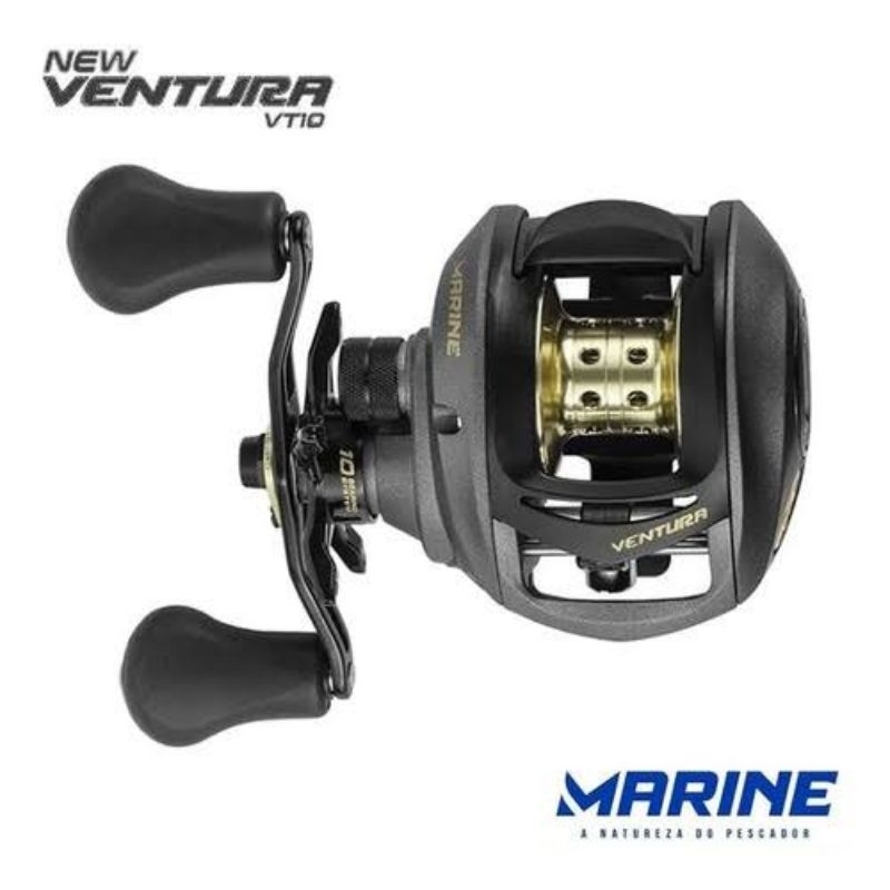 Carretilha De Pesca Marine Sports New Ventura Vt Rolamento