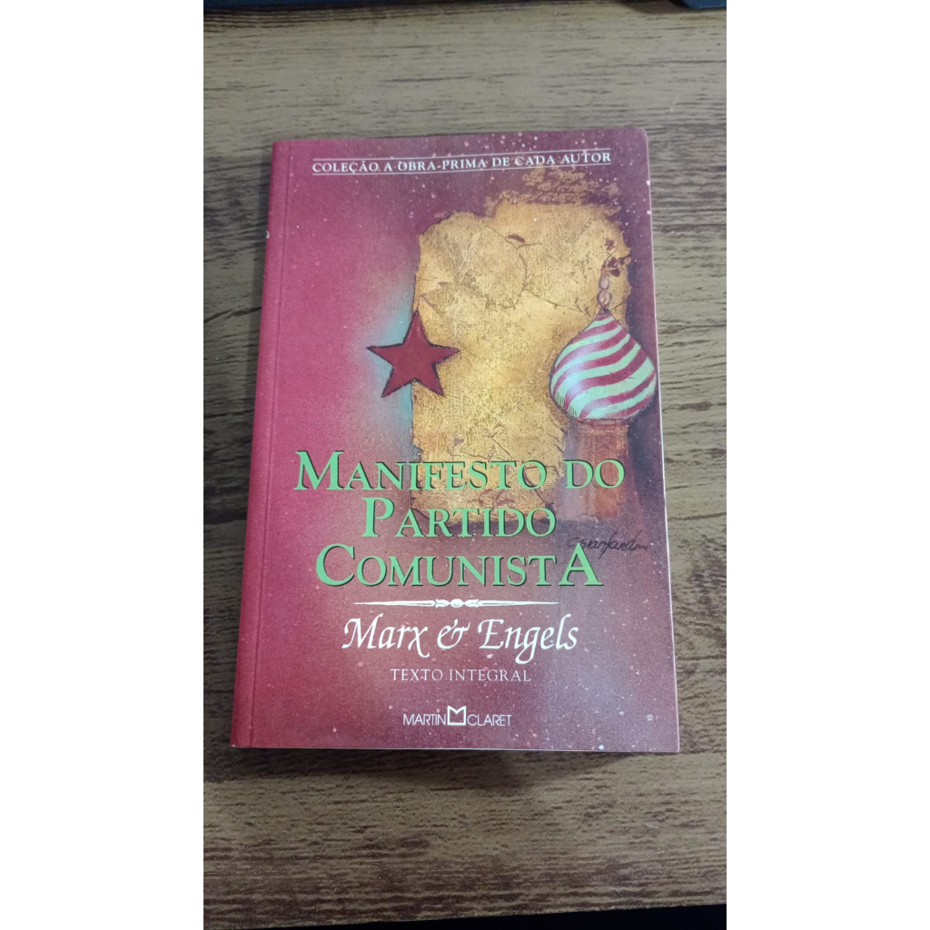 Livro Manifesto Do Partido Comunista Marx Engels Shopee Brasil