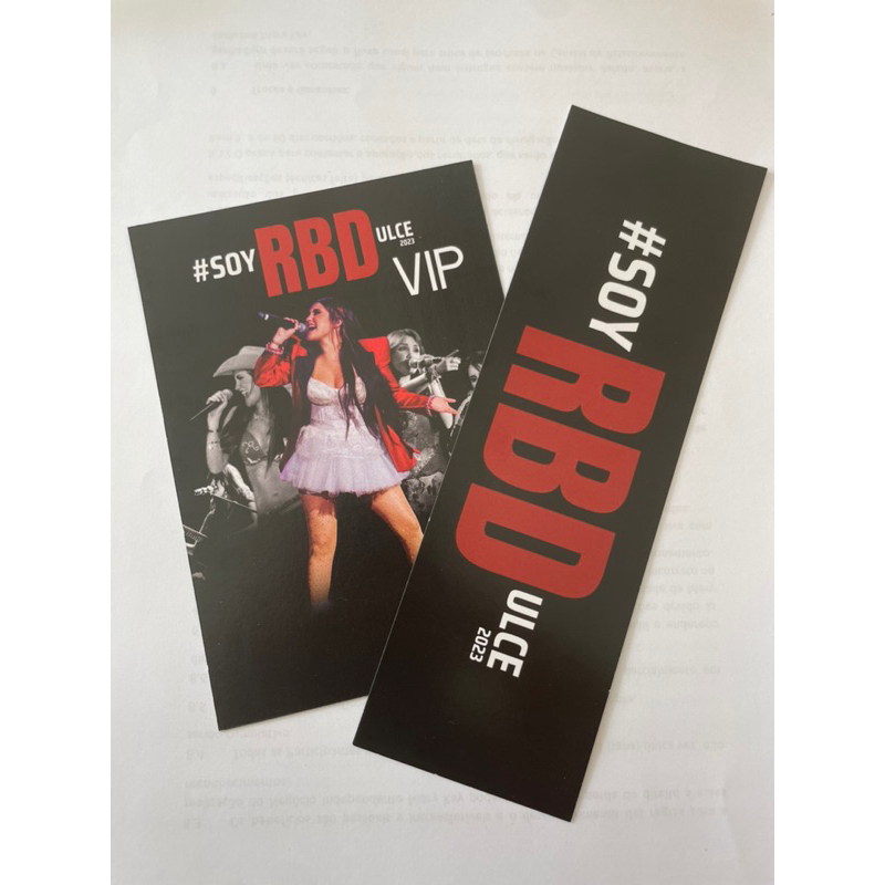 Combo Ingresso Credencial Soy Rebelde Tour Rbd Dulce Maria