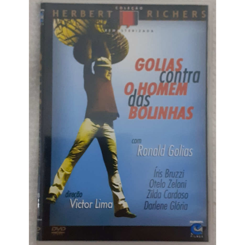 DVD Golias Contra O Homem Das Bolinhas Filme Brasileiro 1969