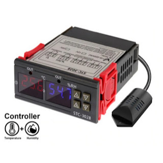 Controlador Inteligente De Temperatura E Umidade 110 220V STC 3028