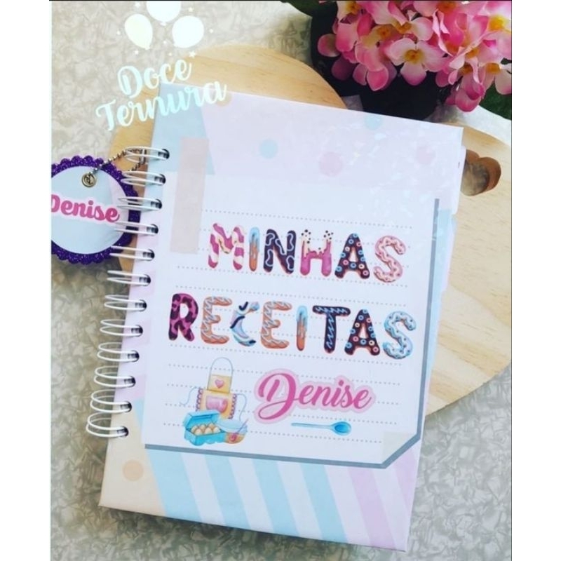 Caderno De Receitas Personalizado Shopee Brasil