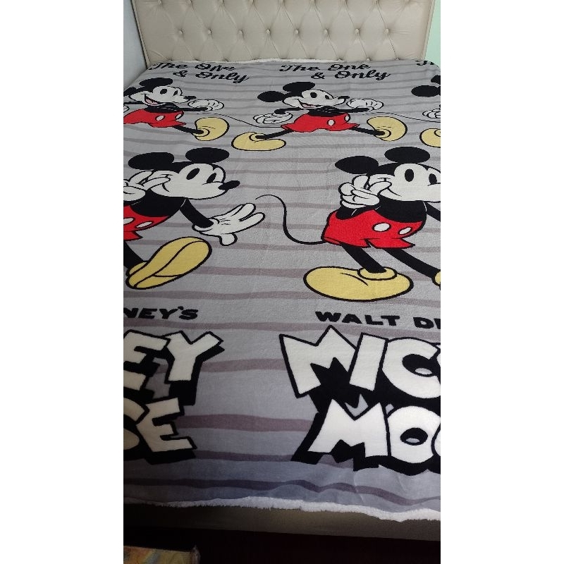 Manta Carneirinho Sherpa Casal Mickey Shopee Brasil