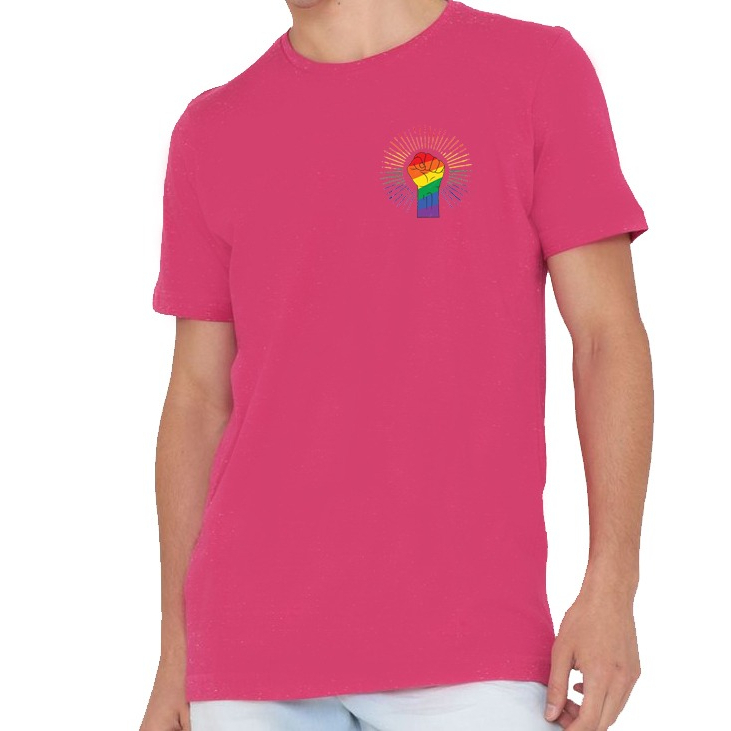 Camiseta LGBTQIA LGBT Camisa Gay Arco Íris Color Orgulho Pride Lésbica Adulto e Infantil