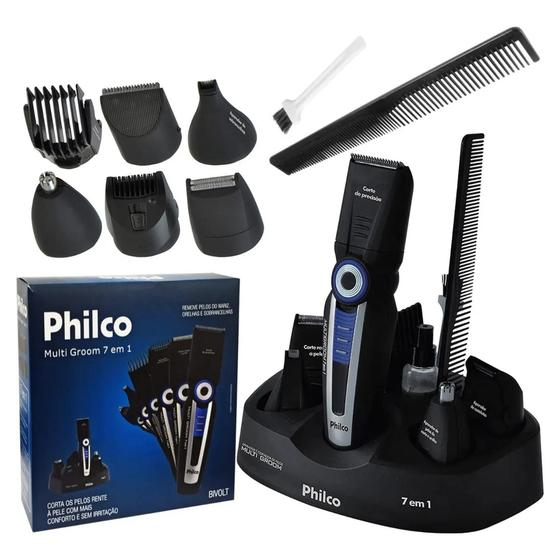 Aparador E Cortador De Pelos Multigroom Philco Em Bivolt Shopee