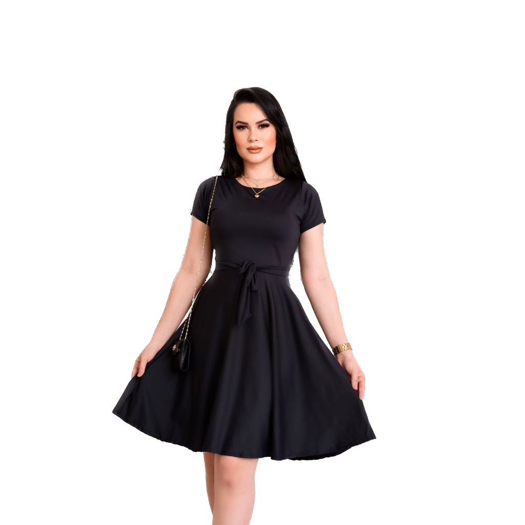 Vestido Feminino Rodado Evangelico Liso Varias Cores Shopee Brasil