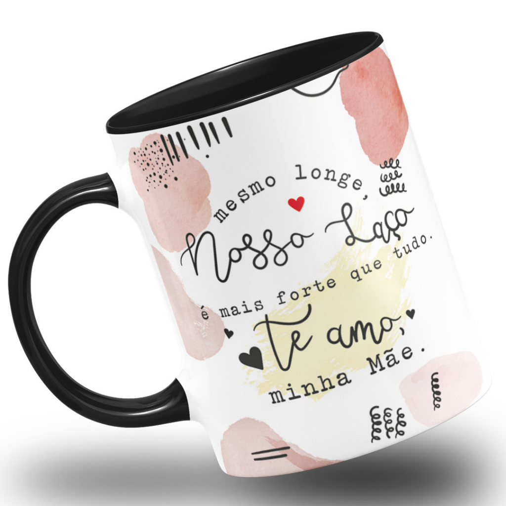 Caneca Mãe Bisa Avó Irmã Tia Personalizada Nosso Laço é Mais Forte que