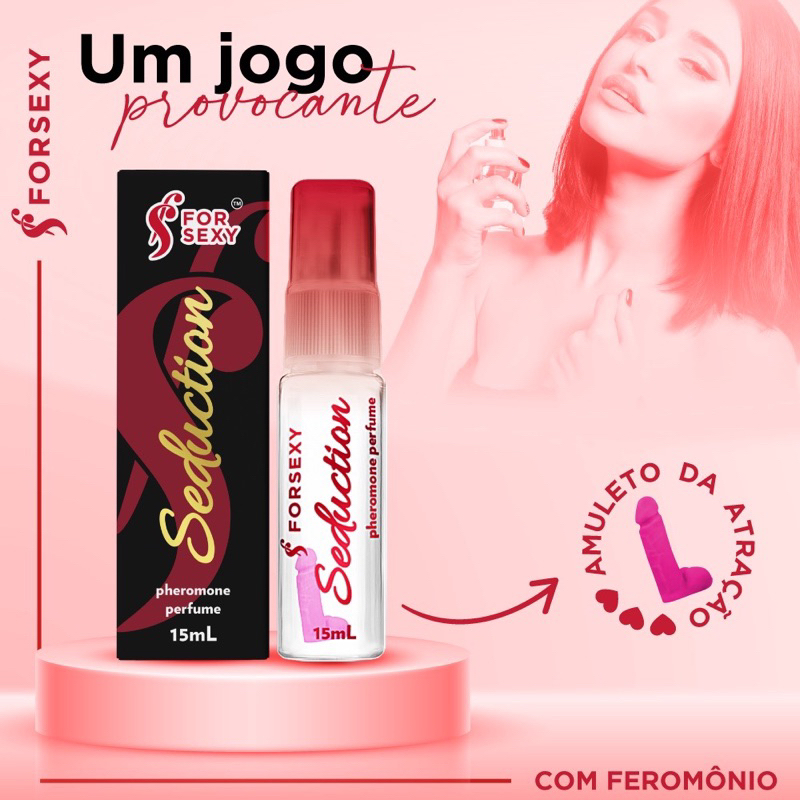 Perfume Feminino Sedução Afrodisíaco feromônios Shopee Brasil