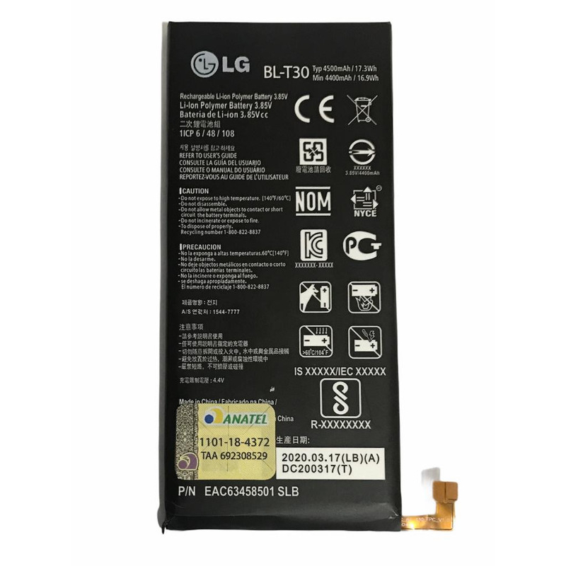 Bateria Original Modelo Bl T30 Para Celular LG K10 POWER M320 M320TV