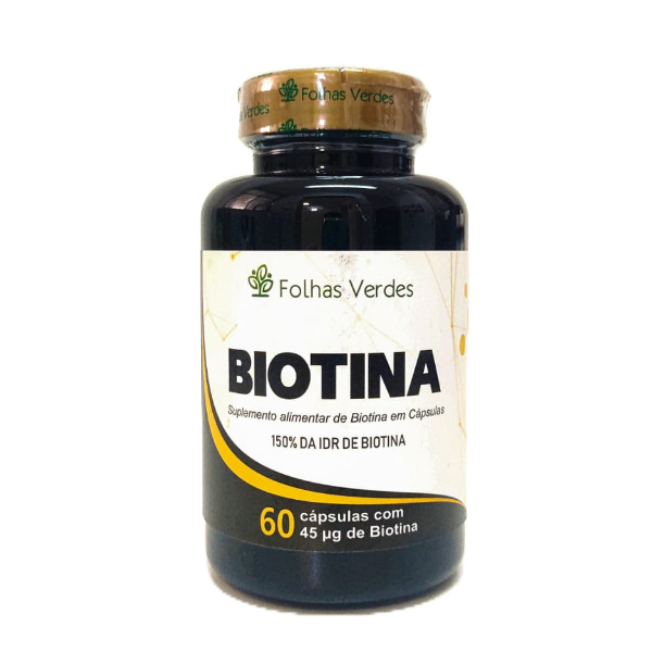 Biotina Original Vitamina Crescimento E Fortalecimento Cabelos Pele E