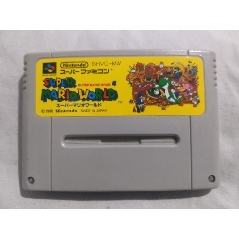 Super Mario World Nintendo Super Famicom Original Shopee Brasil