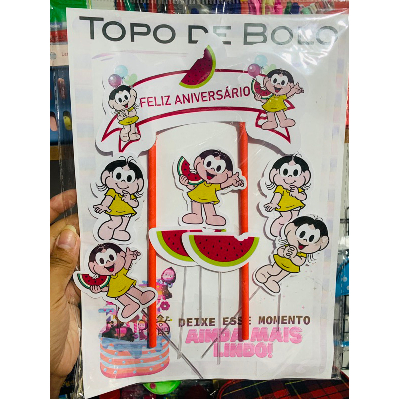 Topo Topper De Bolo Magali Shopee Brasil