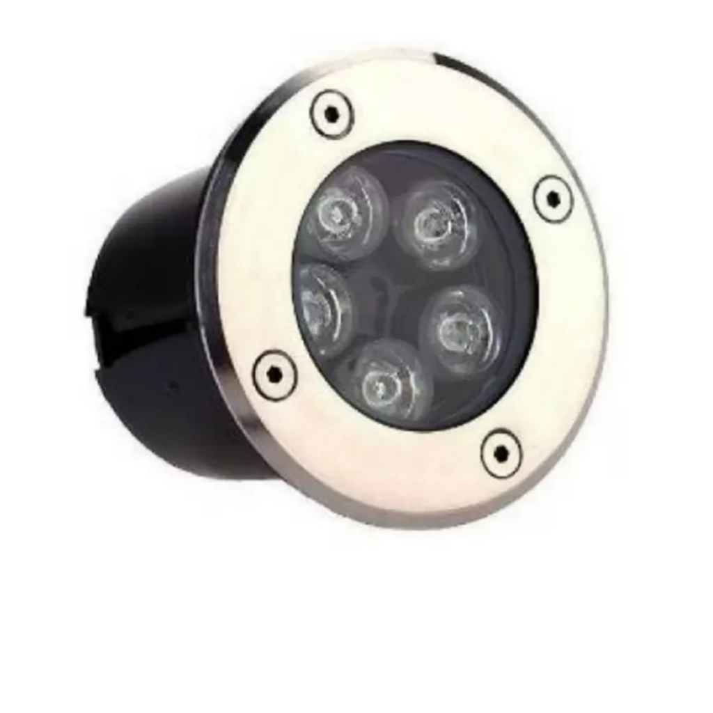 Balizador Spot Led Embutir Chão Piso Jardim 5w Luminária Bivolt