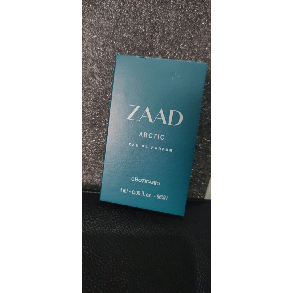 Eau de Parfum Boticário ZAAD Arctic 1ml Shopee Brasil