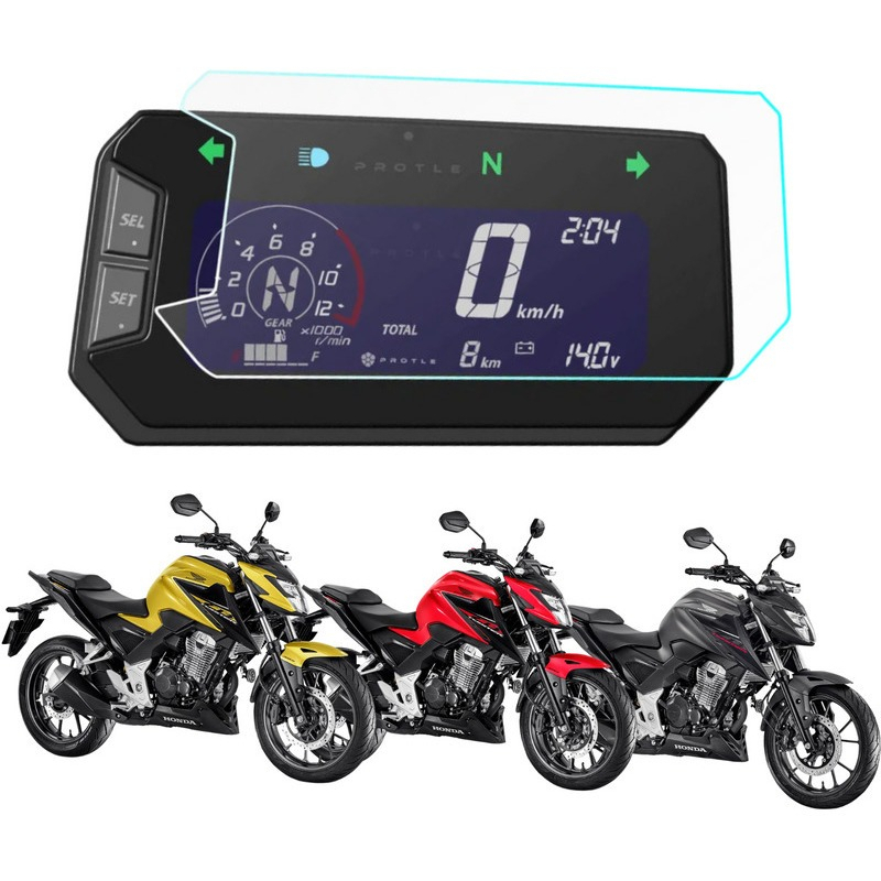 Pelicula Protetora Painel Nova Honda Cb F Twister Shopee Brasil