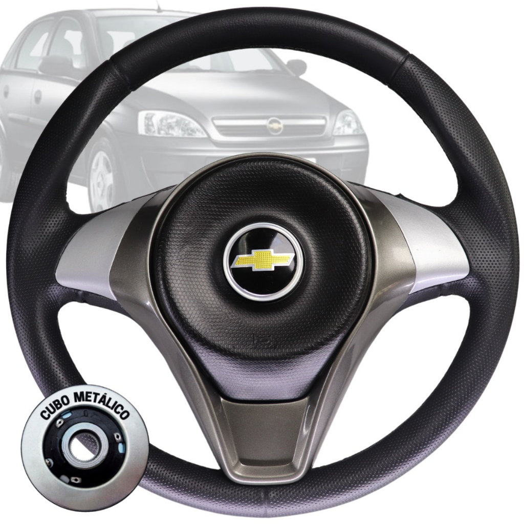 Volante Esportivo Palio Grafite Para Chevrolet Corsa Classic Corsa Wind