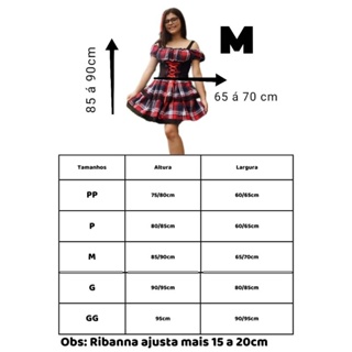 Vestido Caipira Vermelho Xadrez Junino Shopee Brasil