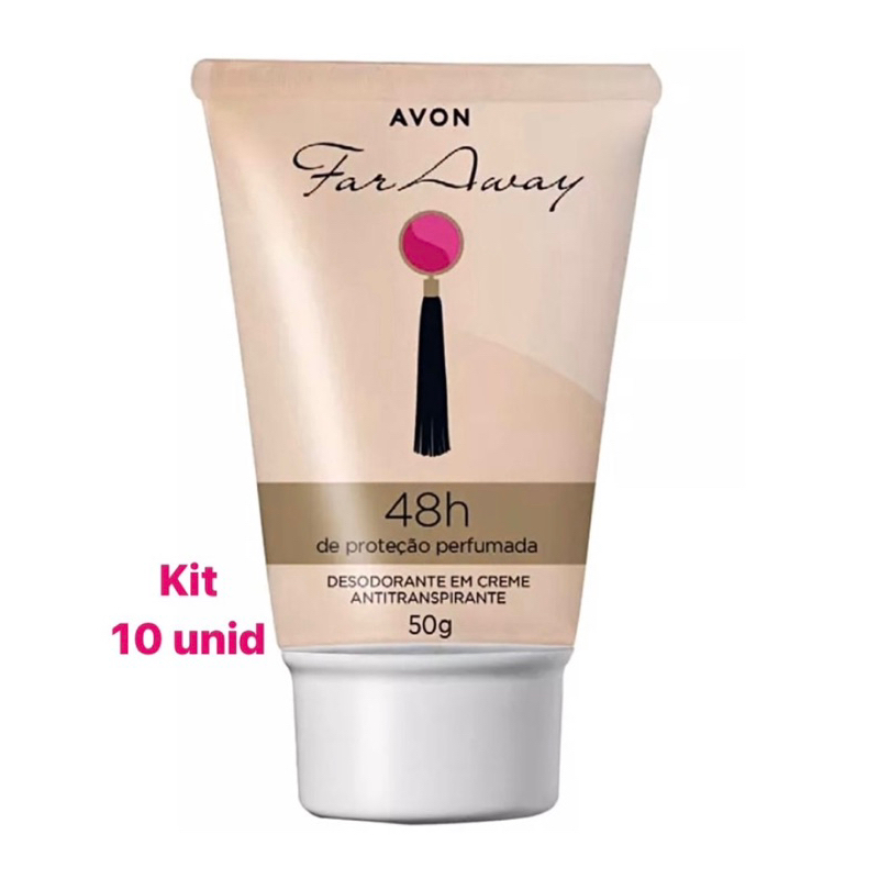 Kit Desodorantes Em Creme Far Away Avon G Shopee Brasil