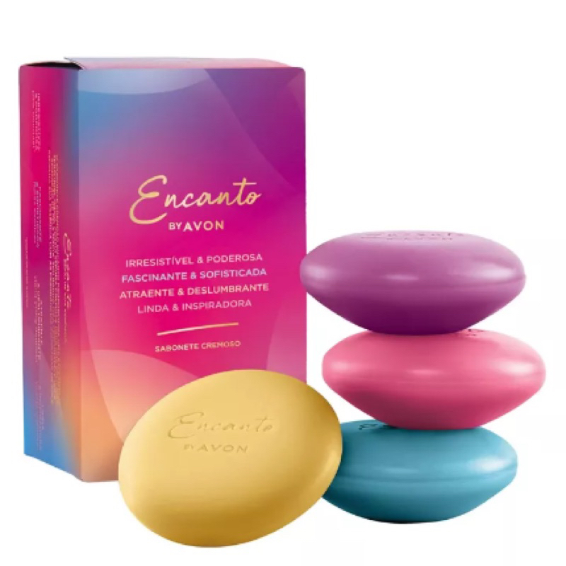 Caixa Sabonetes Sortidos Avon Encanto X G Shopee Brasil