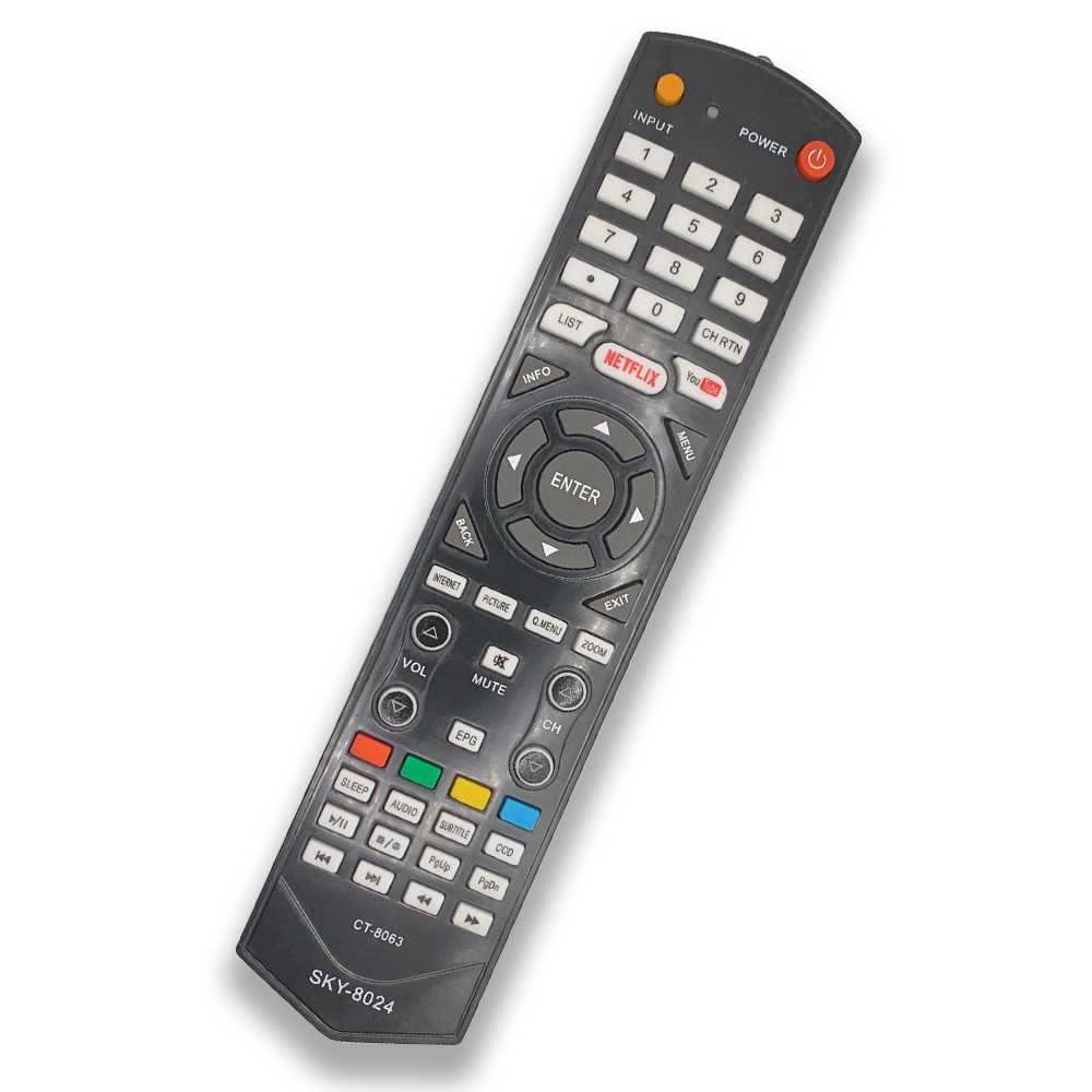 Controle De Tv Smart Semp Toshiba Led Lcd Netflix Youtube